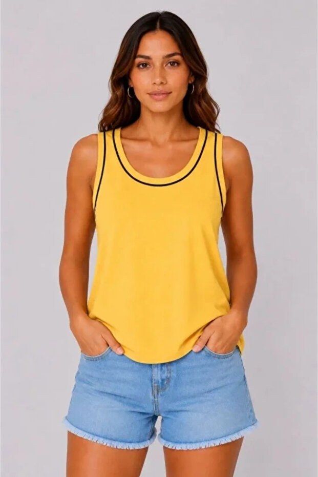 Athlete's Tank Top Crew Neck Sleeveless Summer Tank Top