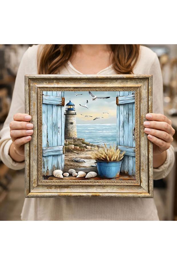 Antique Framed Decorative Painting Dk0172