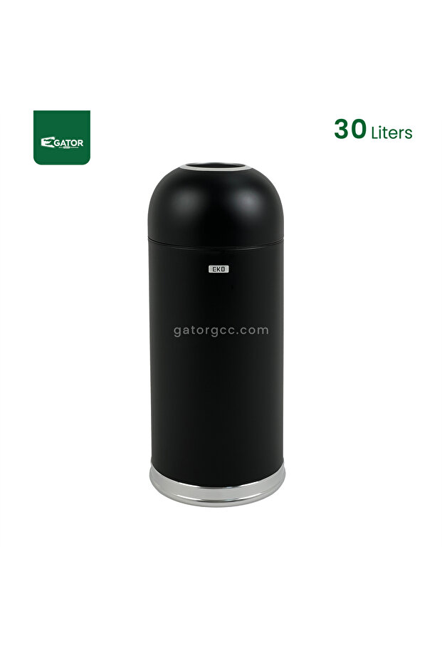 Open Lid Commercial Trash Bin 30 Liters