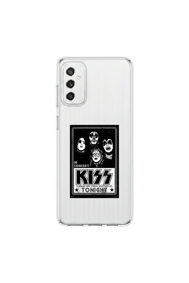 Samsung Galaxy M52 Compatible Metal 5 Design Transparent Case