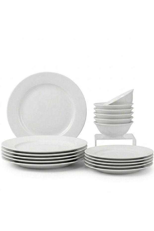 12 Pcs Opal ware Dinner set 4 Dinner plate, 4 Dessert plate, 4 Bowls Dishwasher Microwave Freezer safe Heat resistance BPA Free