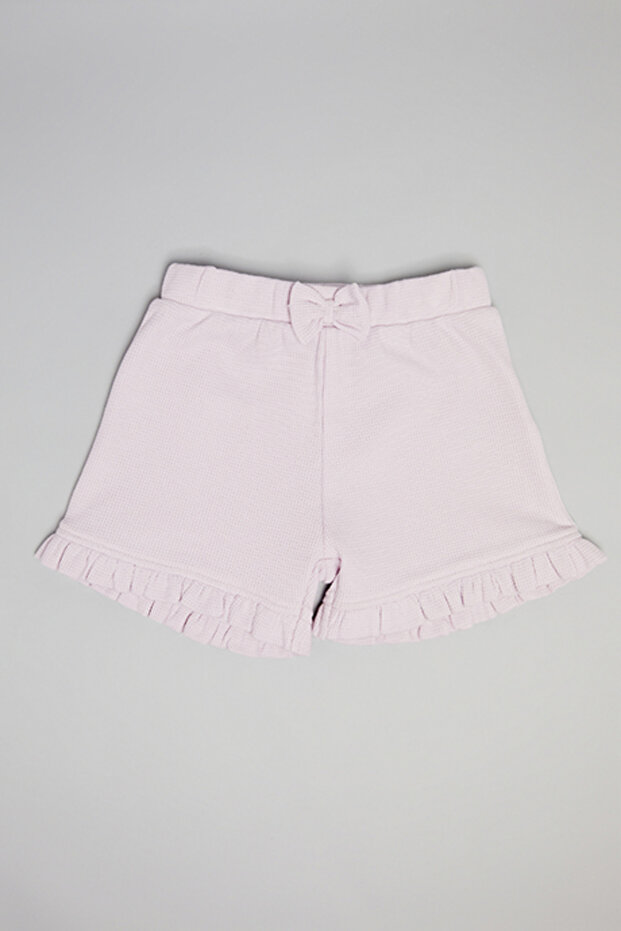 2 Pack Solid Shorts with Elastic Waist - 3