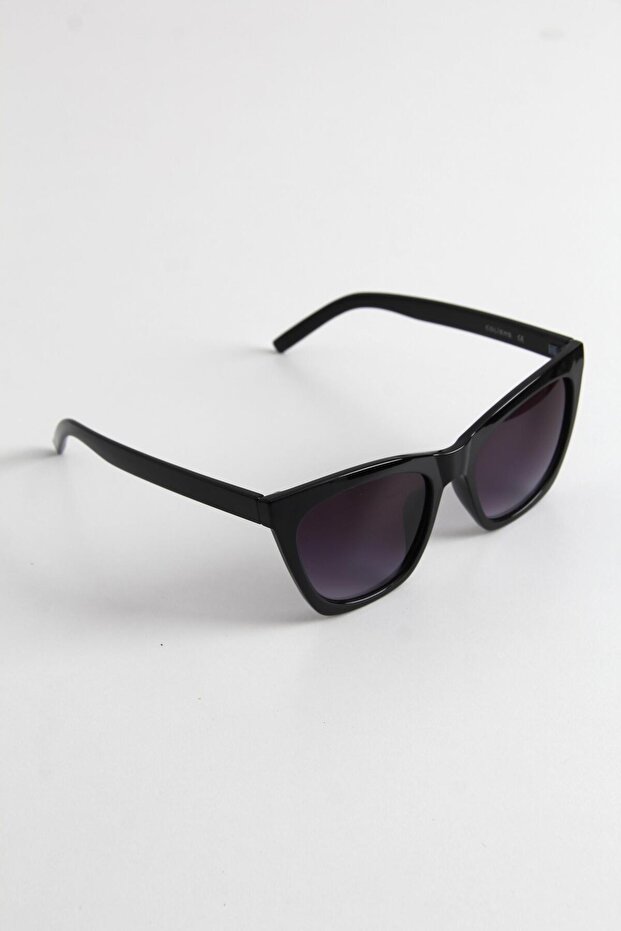 Polarized glass women's sunglasses black