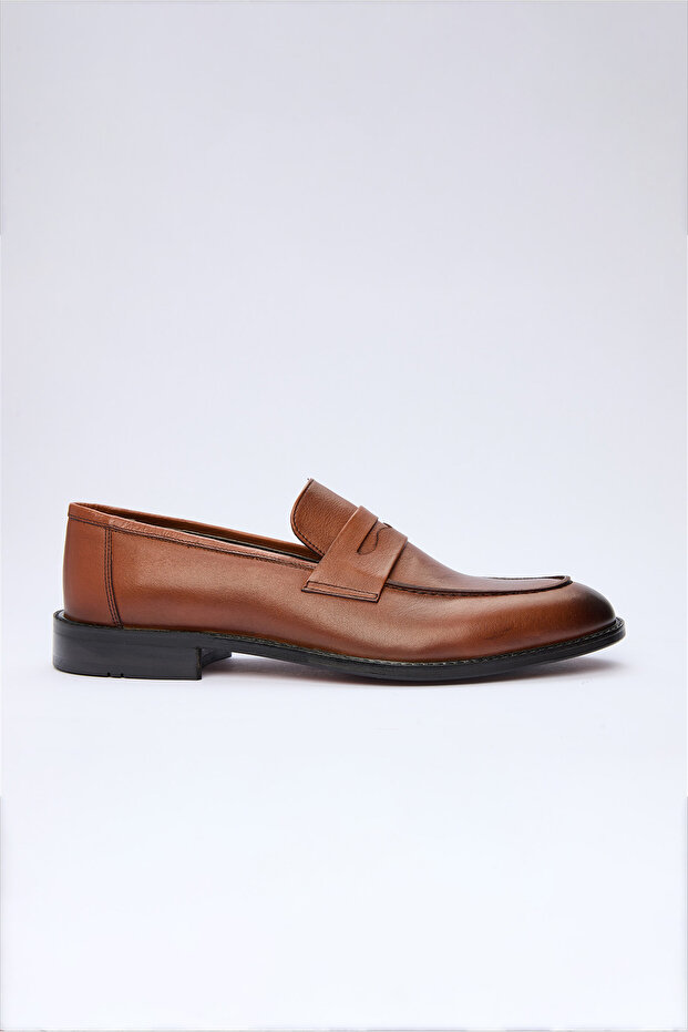 Camel Laceless Antique 100% Leather Shoes 1033260150