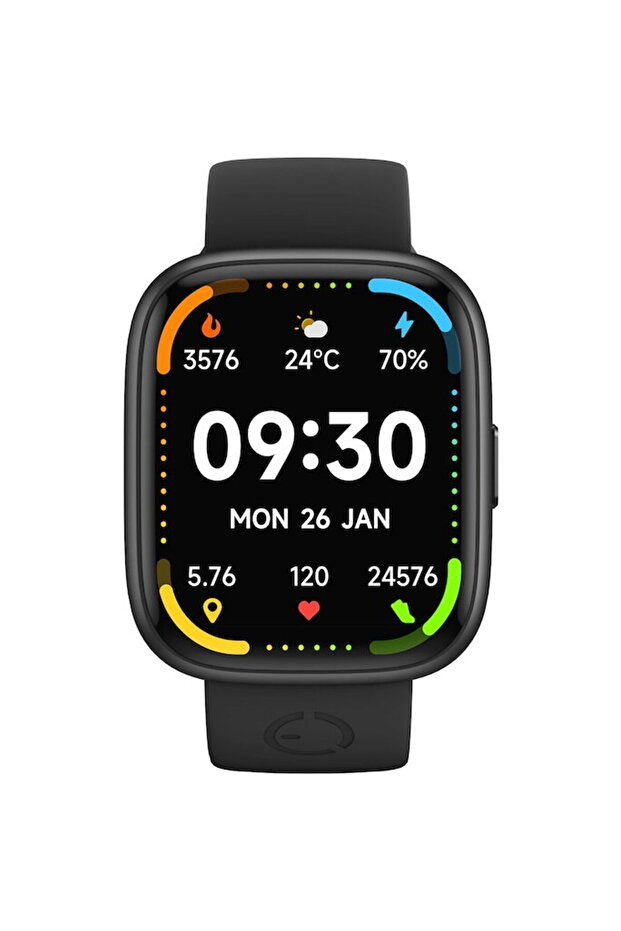 Ceas inteligent Smartwatch EcoWatch 6, Ecran 1.83" TFT-LCD, Negru - 2