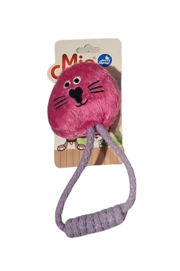 Plush Cat Toy Pink