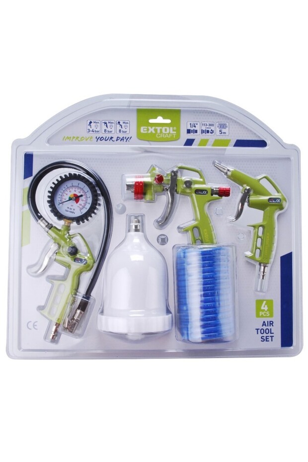 Set compresor anvelope, Craft, 4 piese - 2