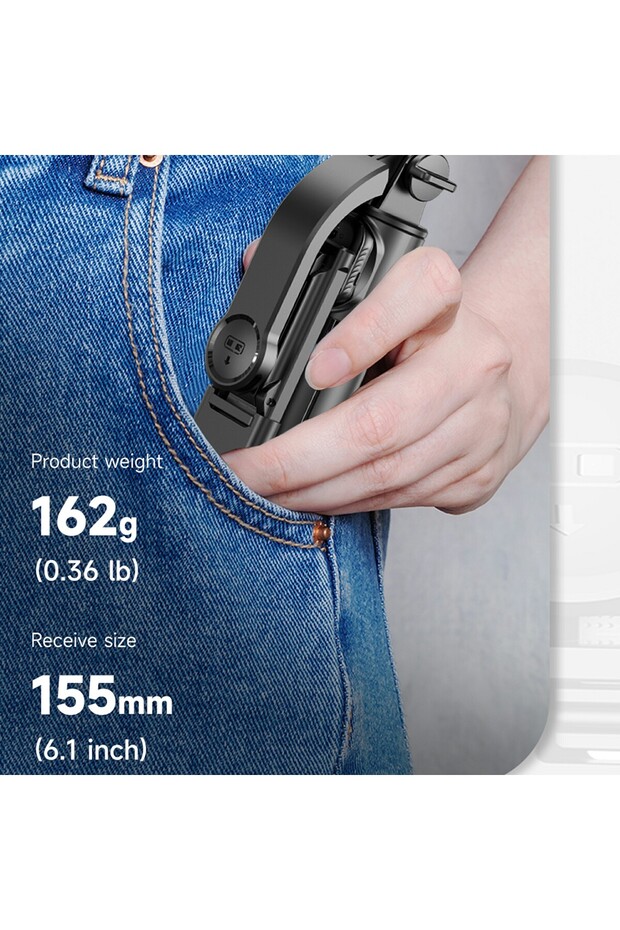 Trepied Selfie Stick Bluetooth cu Telecomandă - 7