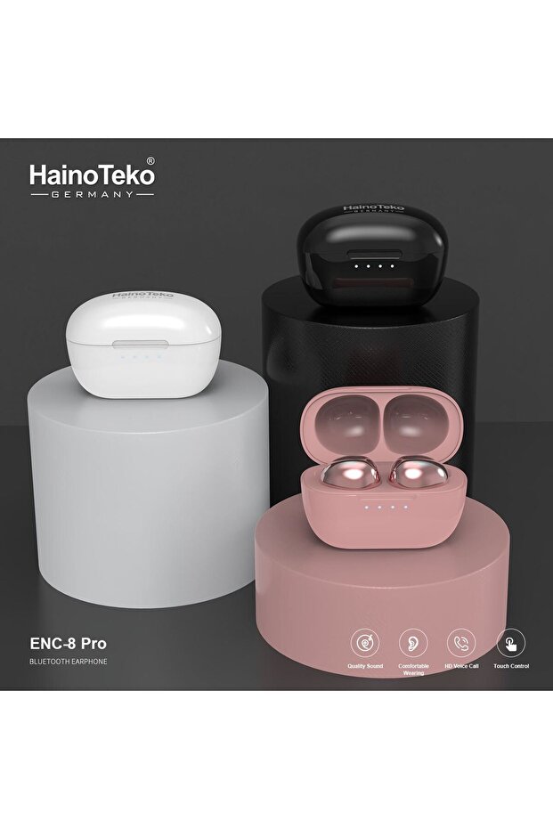 Haino Teko Enc-8 Pro Wireless Earbuds - Black