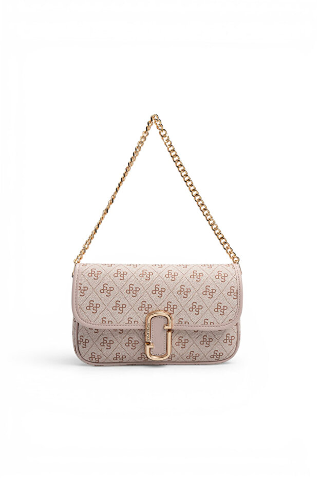 Pink - Powder Monogram Women's Shoulder Bag Sp1171