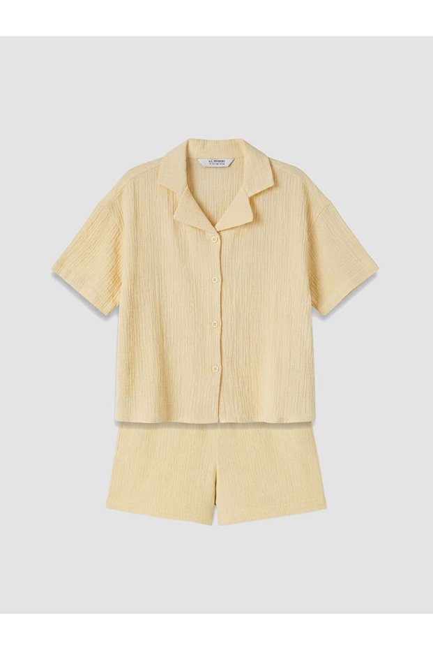 Lcw Kids Girls Muslin Shorts Set