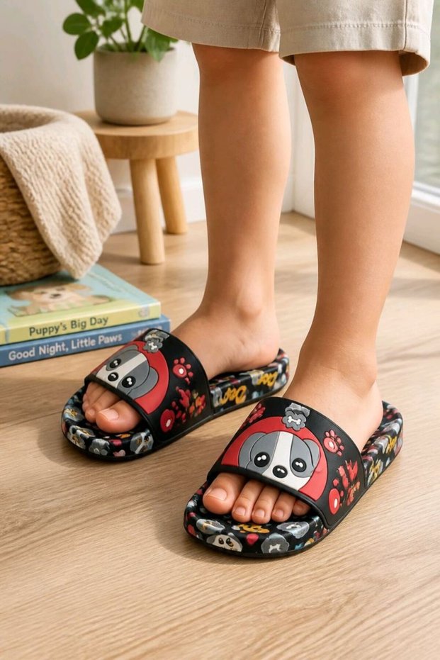 Size 28 Colorful Soft Sole Slippers