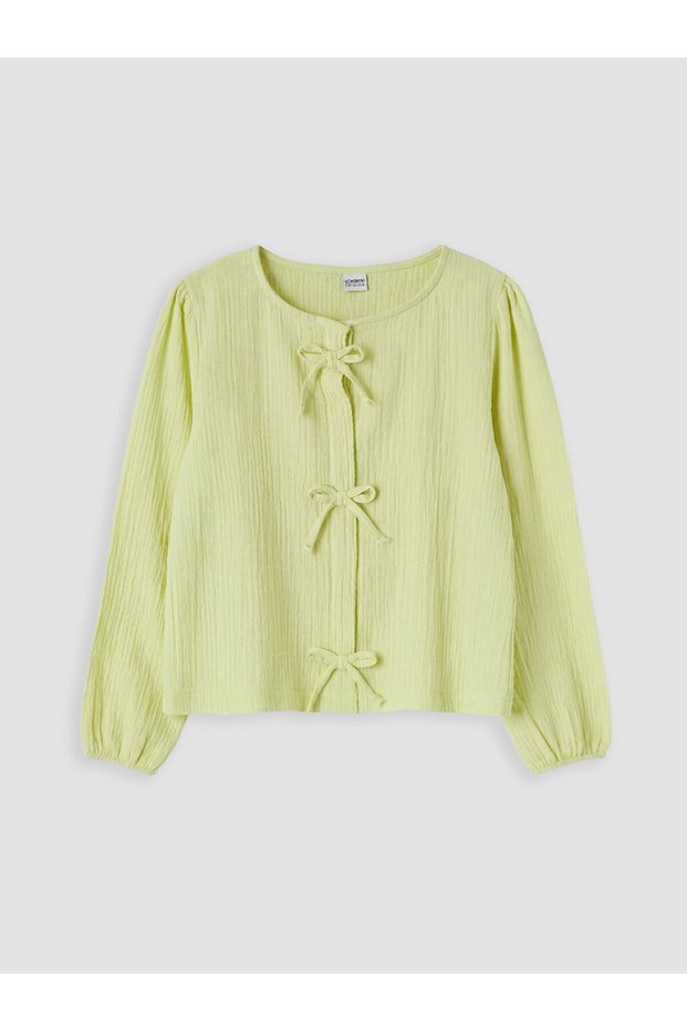 Timeless Clothing & Timeless Choices Girls' Shirt with Bow Detail
