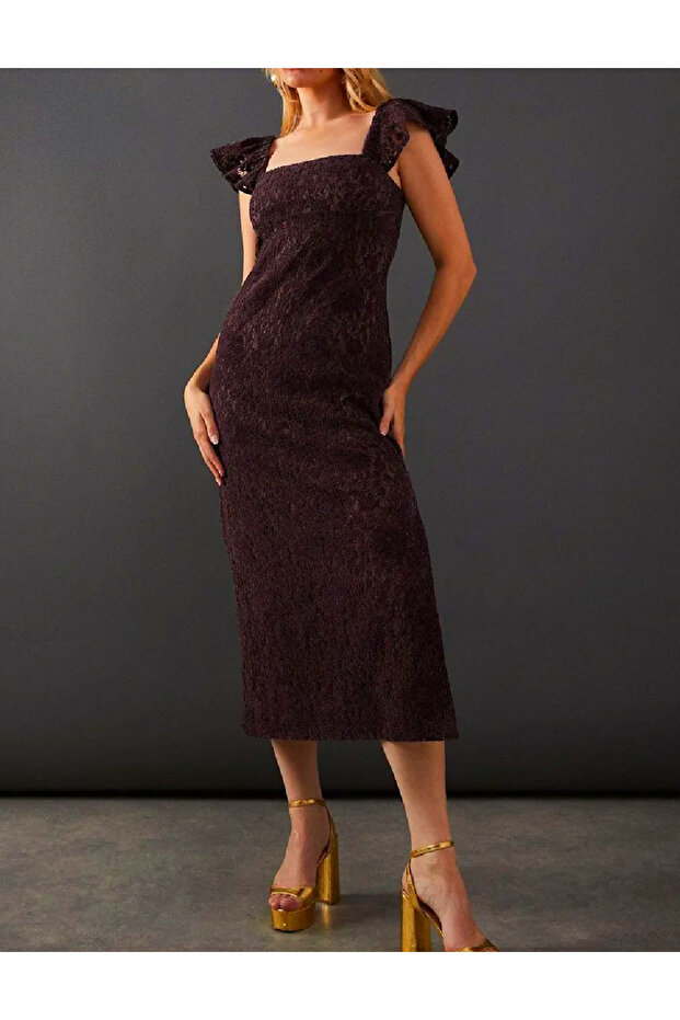 Rochie medie, Pruna - 1