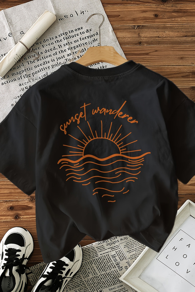 Sunset Wanderer Basic T-Shirt 27164 - 3