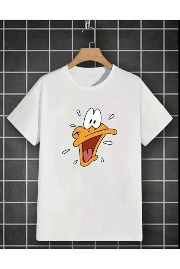 Duck Printed Oversized loose boyfriend t-shirt unisex