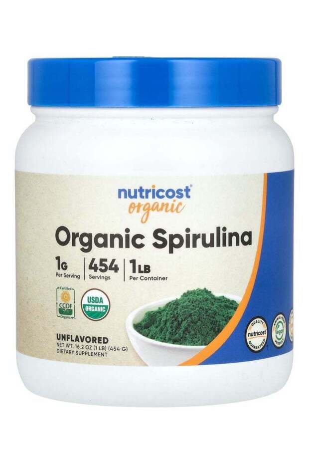 Organic Spirulina Unflavored 16.2 oz (454 g)