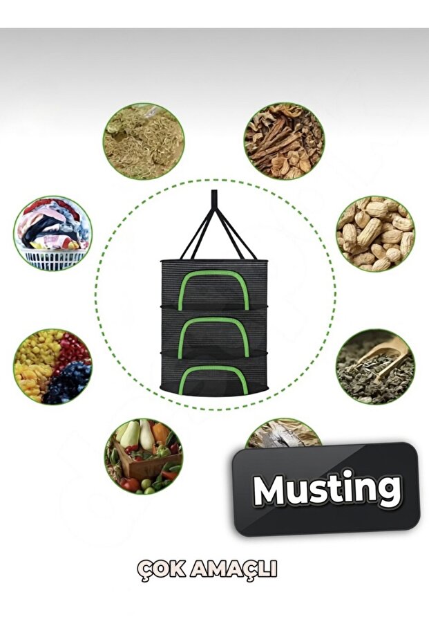 kurutma filesi 3 katlı