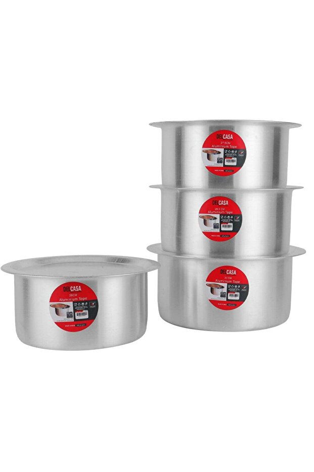 4 Piece Flat Bottom Tope Set- DC2679