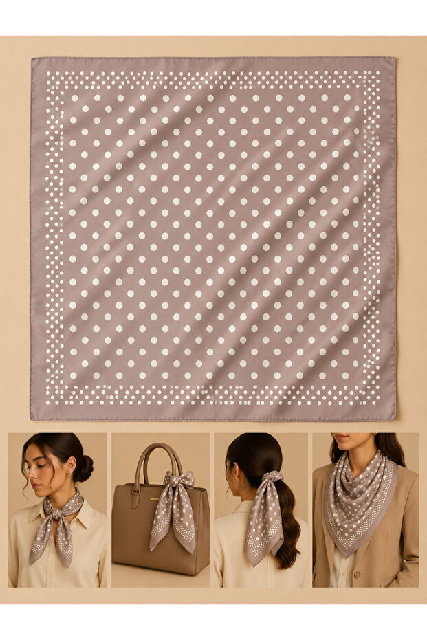 Patterned Women's Scarf (50X50)