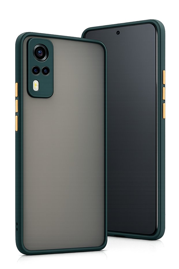 Shopilke Vivo Y53S Case Montreal Silicone Cover (141433) - Green