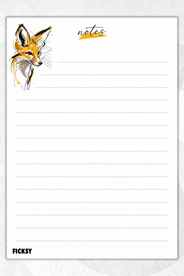 A5 Notepad Lined Notebook - 50 Sheets - Memopad - Notepad - Notepad - Note Paper - 1