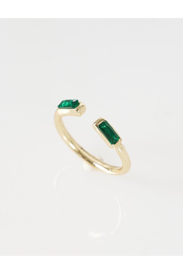 Brilliant Gemstone Ring Emerald - 4