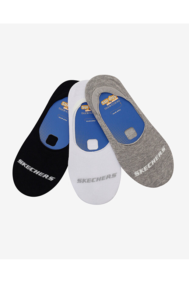 S2520313 U Liner No Show 3 Pack 3 Pieces-Each Unisex Socks White