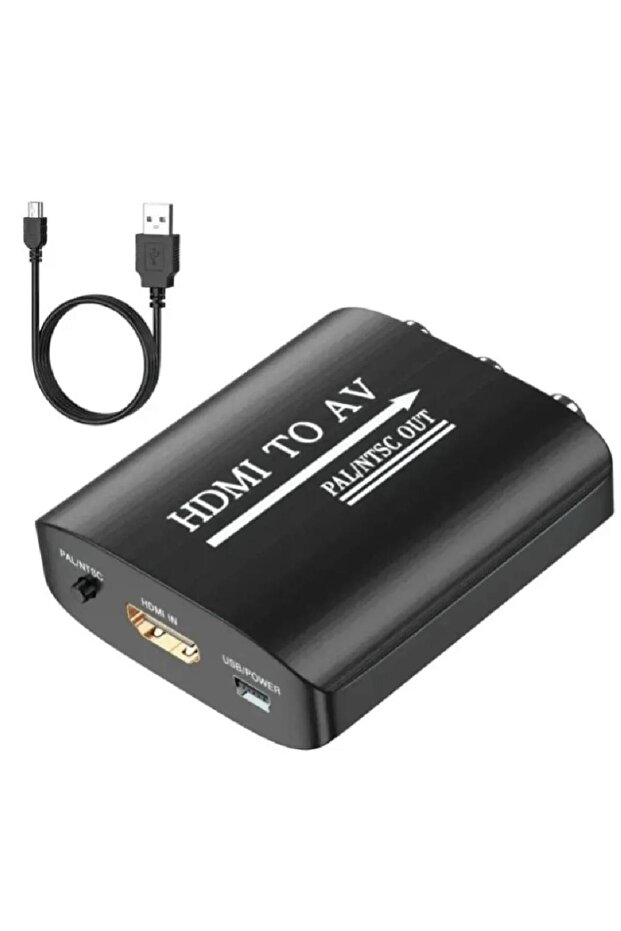 4334 HDMI to Av Rca Tos Converter Converter Adapter