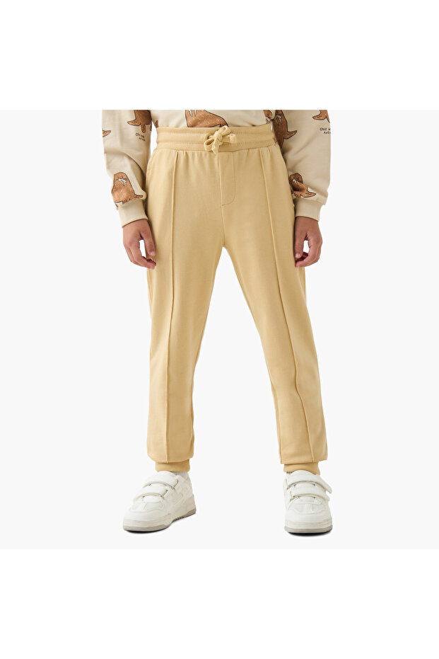 Boys Joggers with Pockets - Cotton - Drawstring Waistband