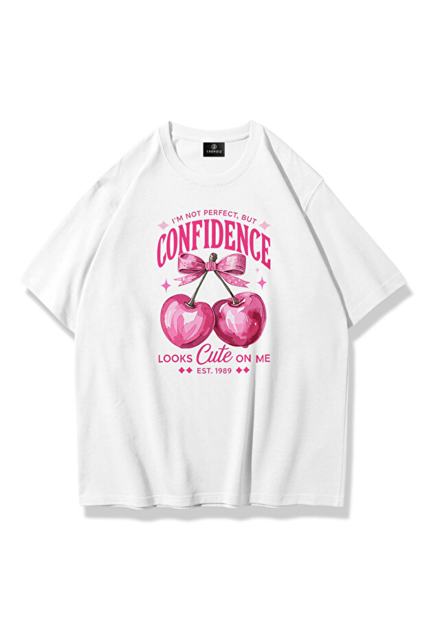 Woman confidence t-shirt white