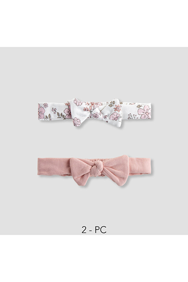 Pack of 2 Headband with Bow Accent