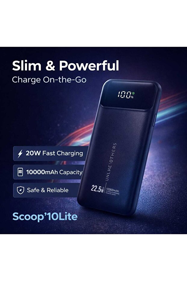 Scoop 10 Lite 10000mAh Power Bank 22.5W Fast Charging