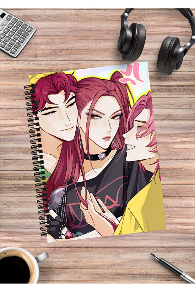 Kpop Demon Hunters Anime Spiral Notebook A5 (50 Sheets)