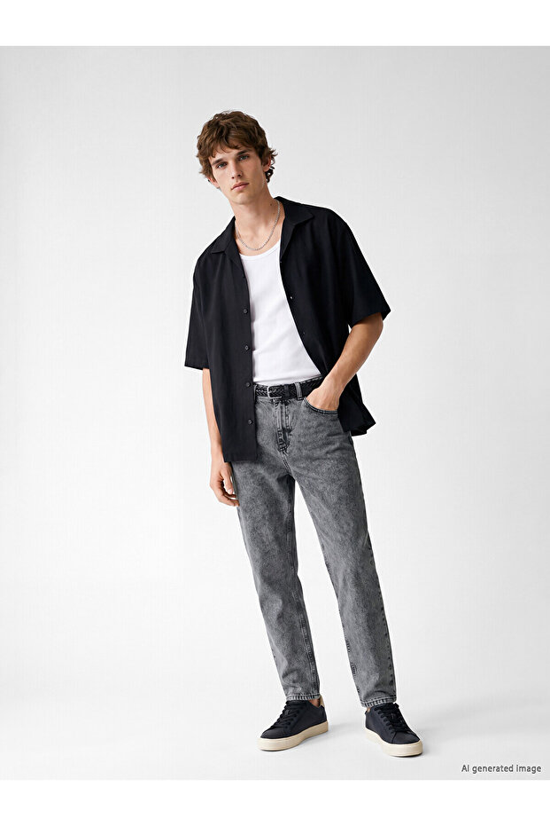 779 Regular Fit Men's Jean Pants with Nevavm Difference