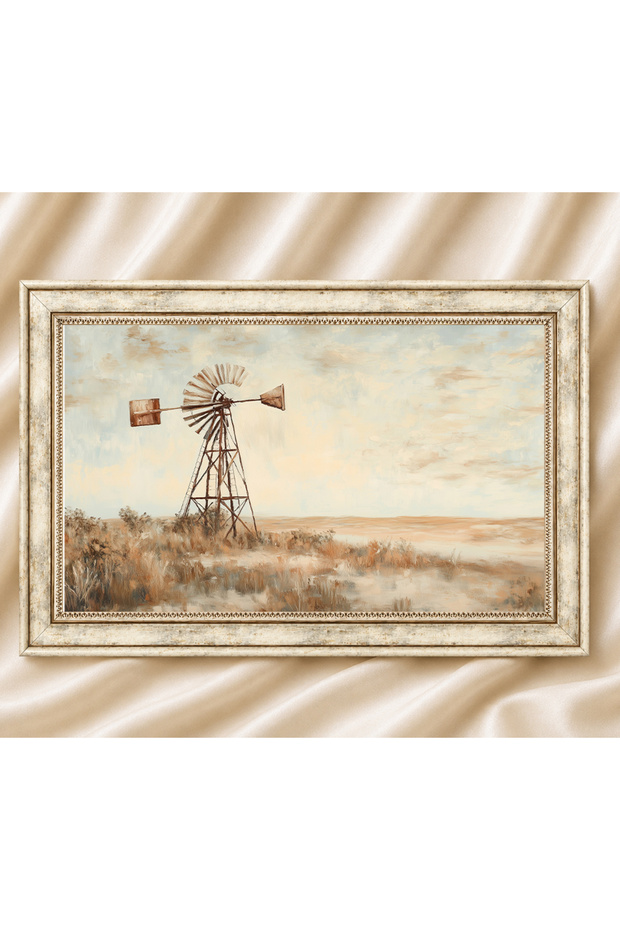 Vintage Painting Cream Antique Framed Painting Models