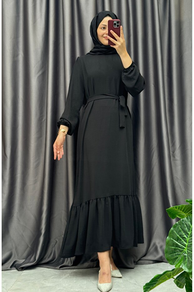 Belted Aerobin Dress