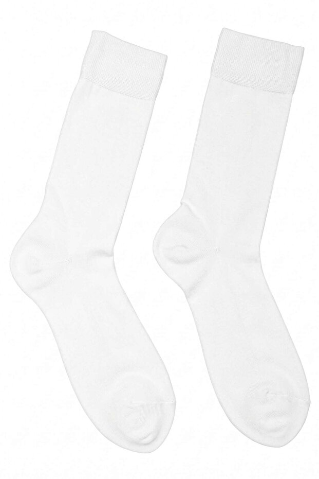 Men's White Modal Socks