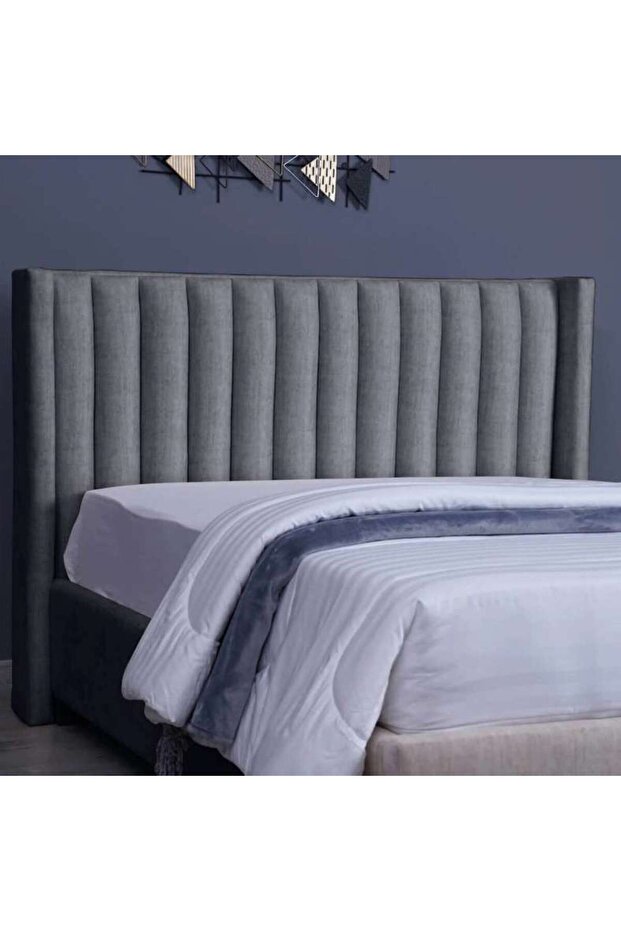 Venus Headboard Chanel Grey L-160 : H-125 Cm