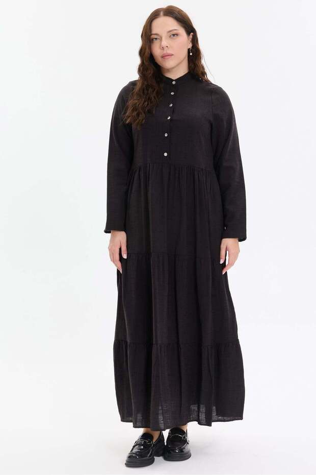 Hakim Collar Layered Women's Dress