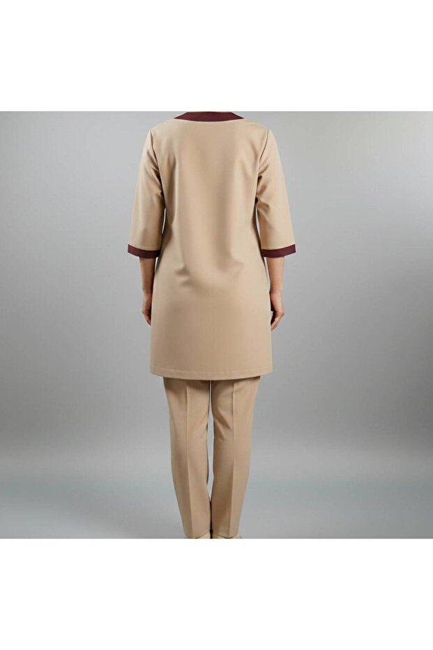 Beige Female Worker Uniform - 3