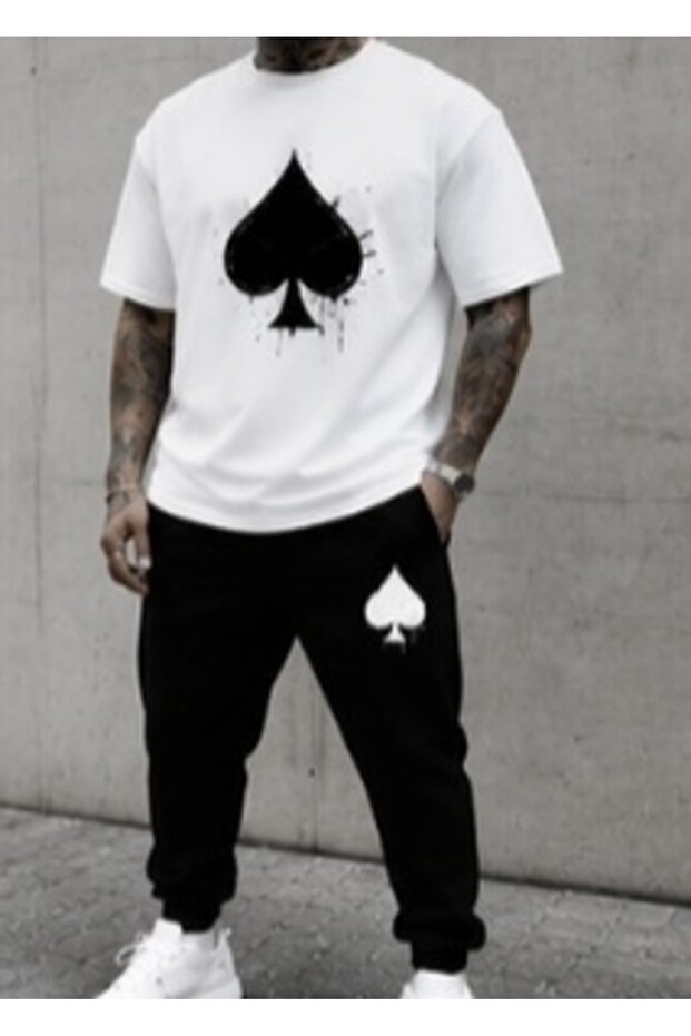 Unisex Oversize Shorts Set Short Sleeve T-Shirt Comfortable Fit Summer Casual Sports