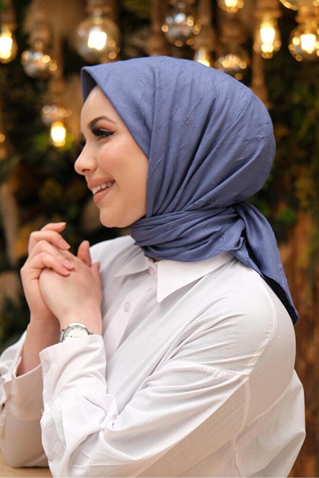 وشاح بامبو كراش - أزرق