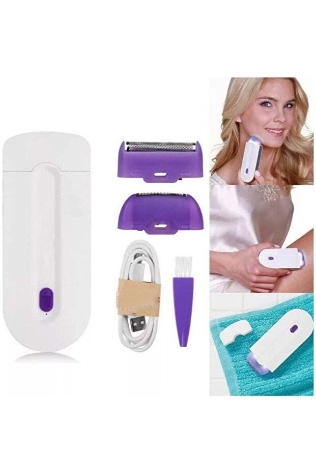 Women Laser Rechargeable Smooth Touch Epilator Hair Remover Instant Pain-Free Razor