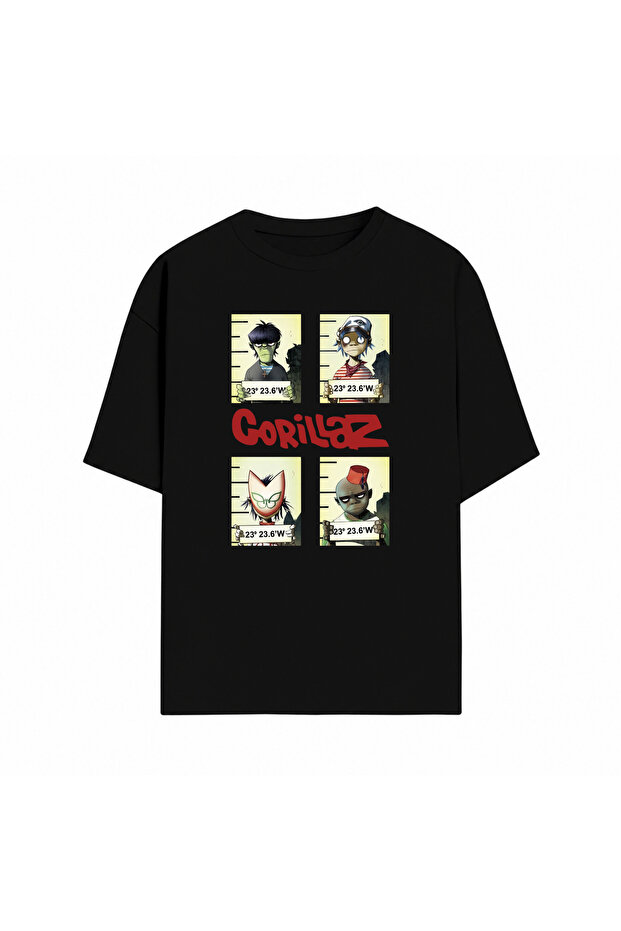Gorillaz Design Premium Unisex Cotton T-Shirt | Specially Designed High-Quality Printed T-Shirt