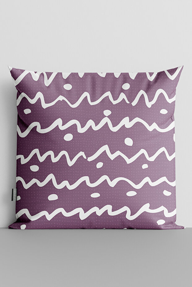 Wavy Lines Double Sided Digital Printed Pillow Throw Pillow Cover-879
