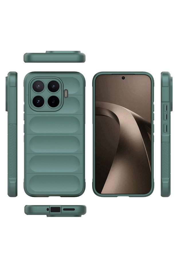 Ethnic Silicone Cover Compatible with Xiaomi 17t Case Flexible Tpu Hollowed Out Back Surface Design