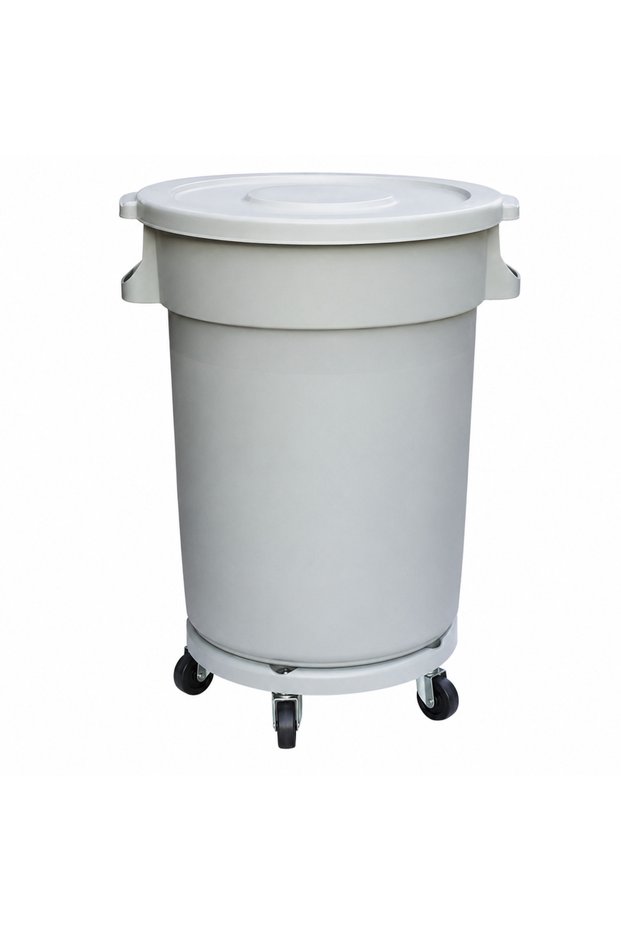 Garbage Drum With Dolly And Lid 80 LTR