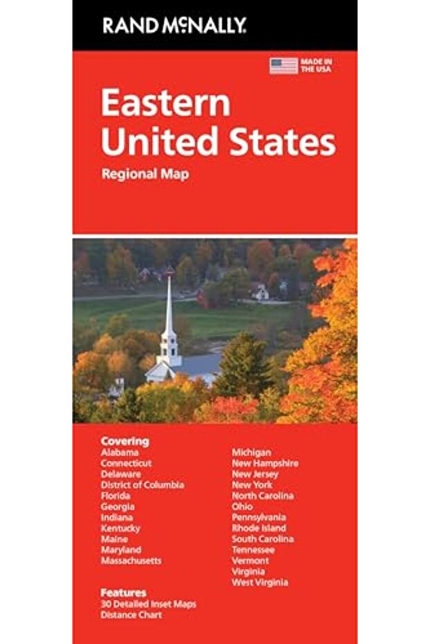 Rand Mcnally Folded Map Eastern United States