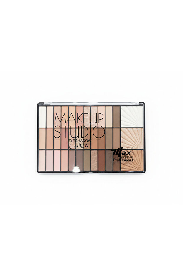 Max Elegance Makeup Studio Neutral Eyeshadow Palette Multi-Color - 3